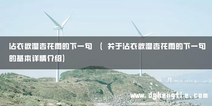 沾衣欲湿杏花雨的下一句 (关于沾衣欲湿杏花雨的下一句的基本详情介绍)